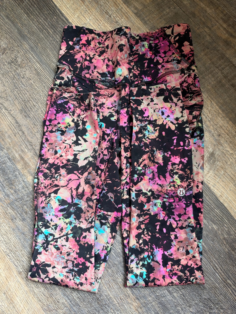 lululemon athletica multicolor leggings size 2